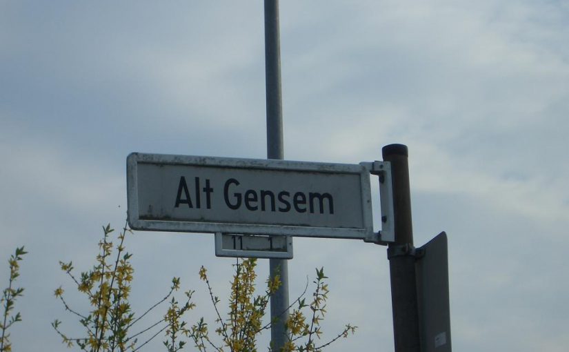 Alt Gensem, Im Gensem, Gensemerstrasse