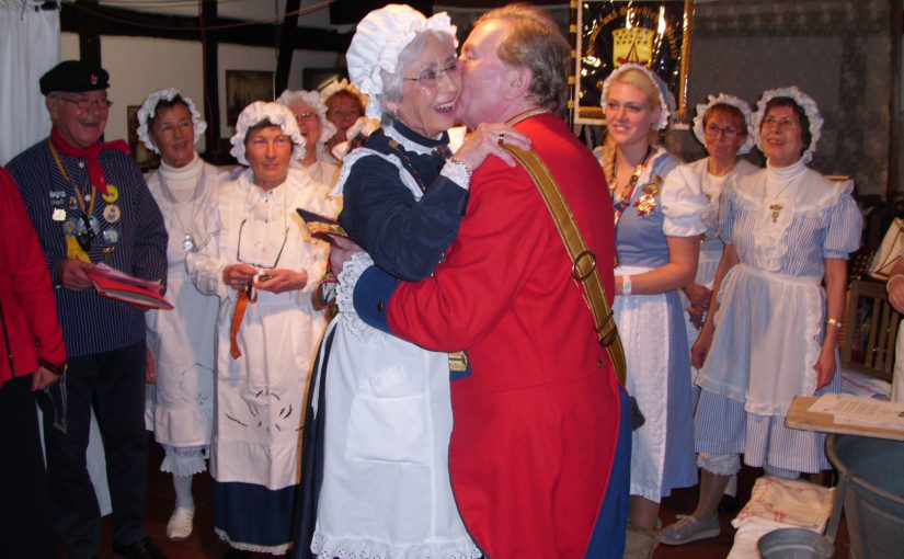 Drei Tollitäten im Heimatmuseum zu Gast